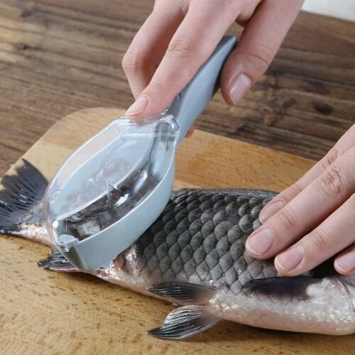 Multipurpose Home Kitchen Cooking Tool Clean Stainless Steel Convenient Scraping Scale Kill Fish With Knife Machine Eco-Friendly