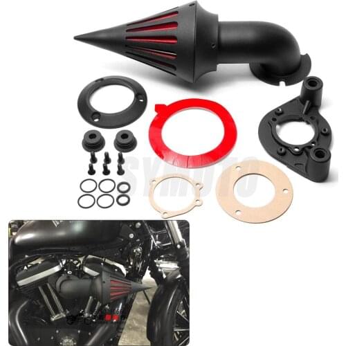 Motorcycle Modified Spike Air Cleaner Intake Filter Fits For Harley Sportster 1200 883 XL XL883 XL1200 1991-2006