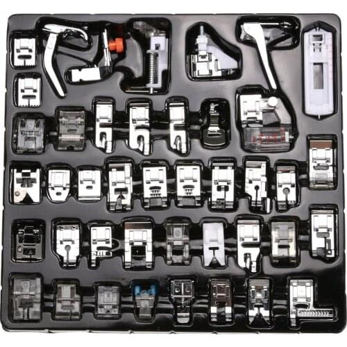 42/48/52pcs Hot Domestic Sewing Machine Presser Foot Set Sewing Machine Feet Sewing Accessories&Prop Kits For Brother Singer