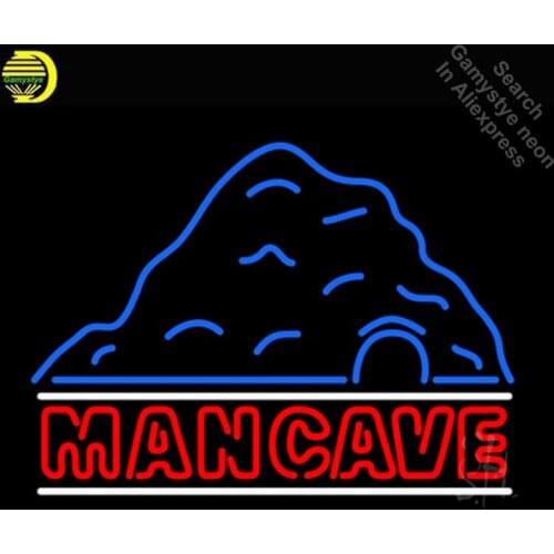 Neon Sign for Man Cave Neon Bulb sign handcraft Real Glass tubes Decorate windows Beer pub light neon sign maker Dropshipping