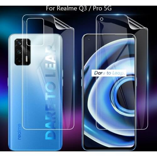 For Oppo Realme Q3 / Pro Q3i 5G Clear TPU / Matte Anti-Fingerprints Hydrogel Full Cover Soft Screen Protector Film (Not Glass)