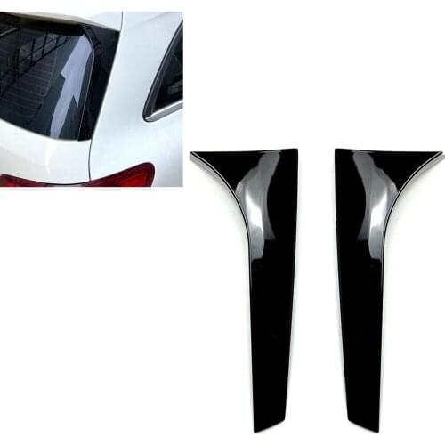 2PCS Rear Window Side Splitter Spoiler Canard Aprons Trim For Mercedes Benz B Class W246 B180 B200 2012 - 2018 Car Styling