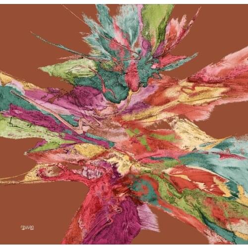 REYYAN SILK TEXTURED OYALIK WRITING PATTERN-14651-RENK-27