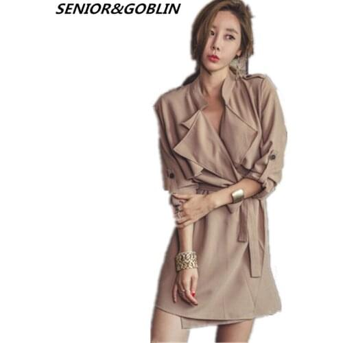 Модные платья-рубашки SENIOR&GOBLIN China At AliExpress