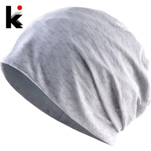 Solid Color Beaneis Bonnet Womens Outdoor Casual Thin Hat Ladies Soft Casual Skullies Beanies Women Fashion Breathable Gorras