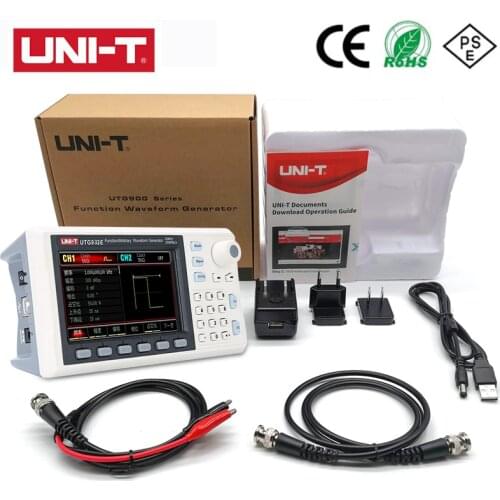 UNI-T UTG932E UTG962E Function/Arbitrary Waveform Generator 1μHz DDS Support Frequency Sweep Output Gerador De Audio 30/60MHz