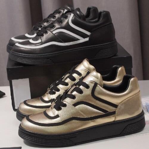 Women Sneakers Solid Color Trainers Shoes Casual Shoes Spring Lace Up Shoes Women Fashion Genuine Leather 2020 New Shoes