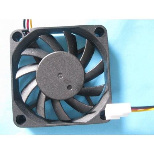 10 Pcs Brushless DC Cooling Fan 12V 6010S 11 Blades 60x60x10mm 3pin Sleeve-bearing