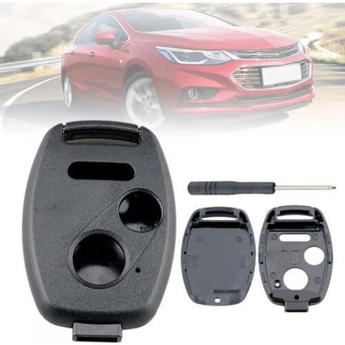 2+1 Buttons Auto Car Remote Key Shell Case with Screwdriver Fit for Honda Accord Crosstour Civic Odyssey CR-V CR-Z