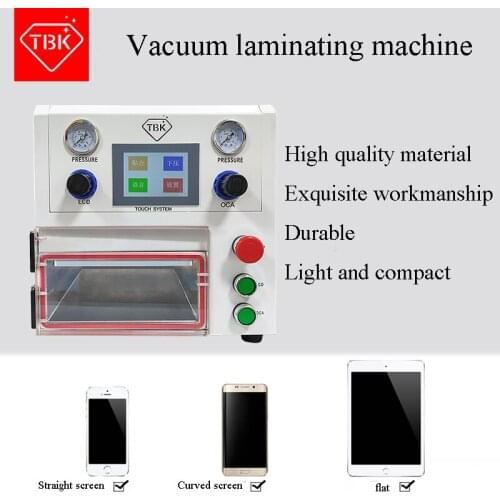 2019 New arrive 3 IN 1 TBK-108P OCA Lamination Machine Vacuum Laminating Machine for curved screen and straight screen and Pad