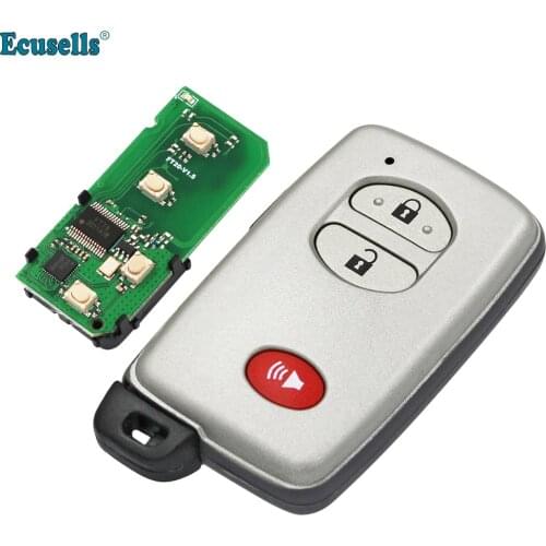 3 Buttons Smart Keyless Go Remote Key Fob 433MHz 4D Chip for Toyota Land Cruiser 2007-2016 FCC B77EA P1 98 Board F433 A433