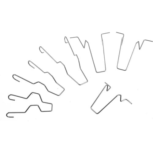 6pcs 1 set Metal H1 H3 H4 H7 Auto Headlight Bulb Spring Clips Car Headlamp Light Bulb Retainer Spring Clips Buckles