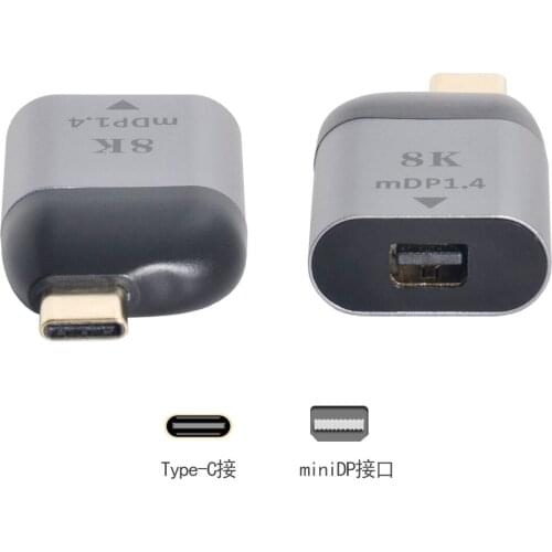 Xiwai Type C USB-C to Mini DP Displayport Converter Adapter 4K 2K 60hz for Tablet & Phone & Laptop