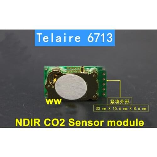 Free shipping brand new 1pc Mini Top quality T6713 NDIR infrared co2 sensor module UART/I2C co2 sensor module