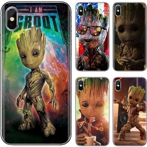 Guardians-Groot-C-Marvel For Huawei Mate 20 30 40 7 8 9 10 Lite Pro P Smart 2018 2019 Plus G7 G8 Silicone Phone Cover Bag