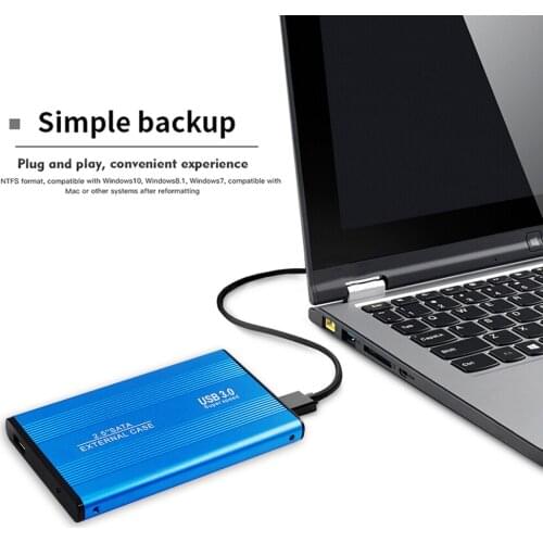HDD Case External Hard Drive Optibay Enclosure Hard Disk Case HDD Box USB 2.0 Sata to USB Colorful Hard Drive Box