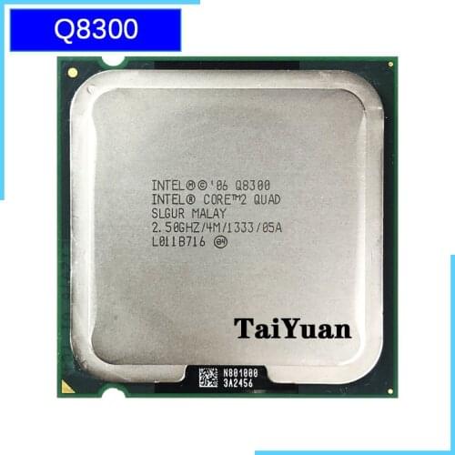 Intel Core 2 Quad Q8300 2.5 GHz Quad-Core CPU Processor 4M 95W 1333 LGA 775
