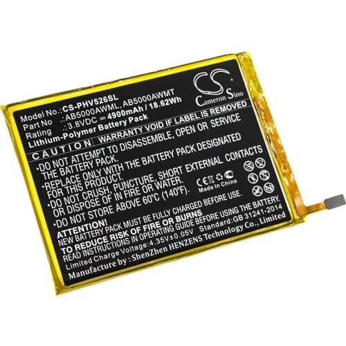 CS 4900mAh / 18.62Wh battery for Philips CTV526, V526, V787, Xenium V526, Xenium V787 AB5000AWML, AB5000AWMT