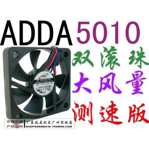For Adda 5010 5 dual ball fan ad0512hb-g76