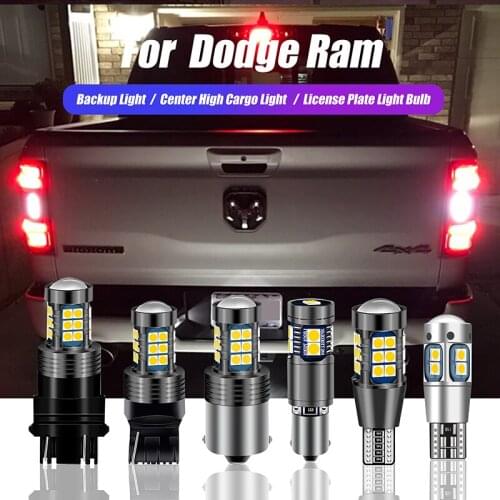 For DODGE RAM 1500/2500/3500 LED Reverse Backup High Mount Cargo License Plate Light Xenon White Super Bright Canbus Error Free