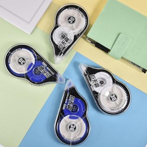 Smooth Correction Tape School Writing Stationery High Quality Office School Supplies 30M*2 Simple Students Correct Stationeries
