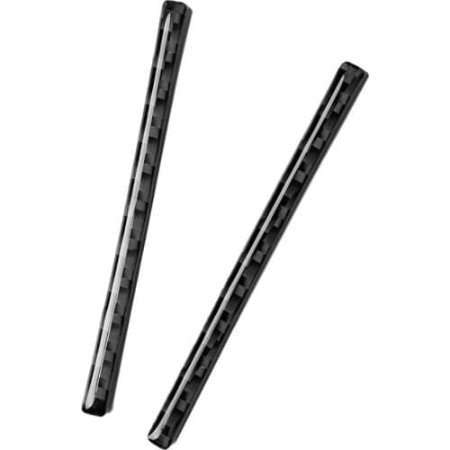 Wear-resistant Decorative Stickers 5pcs Carbon Fiber Center Console Replacement