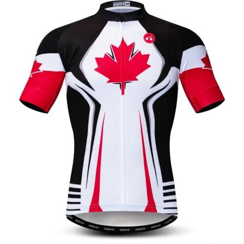 Hot mens Bike Jersey Classic retro Short sleeve Bicycle Cycling Clothing Wear Clothes Maillot Ciclismo Country Canada