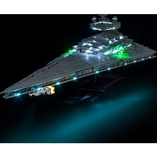 Led Light Kit For 75252 Imperial Destroyer Toys DIY Toys Set (Not Included Building Blocks)