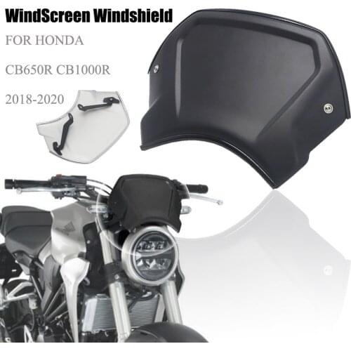New Motorcycle Accessories Modified WindScreen Windshield Front Deflector FOR HONDA CB650R CB1000R CB 650 1000 R 2018 2019 2020