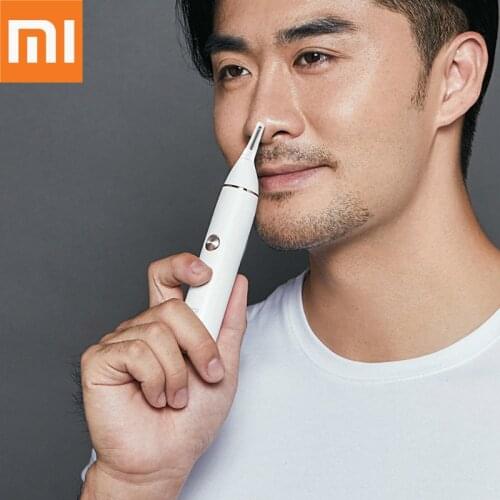 Original Xiaomi youpin Nose Hair Trimmer Eyebrow Ear Hair Shaver Clipper Blade Waterproof IPX5 Clean Tool for Men Women
