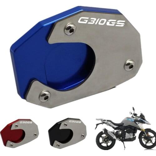 For BMW G310GS G310R G310 GS R 2017 2018 2019 Motorcycle Kickstand Extension Plate Foot Side Stand Enlarge Pad Accessories LOGO