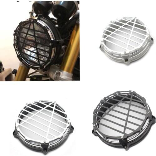 Headlamp Grille Headlight Guard Bezel Trim Ring Cover For BMW R Nine T 2014-2019 Aluminum