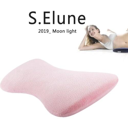 SElune lumbar bed Memory Foam Sleeping Pillow for Lower Back Pain Orthopedic Lumbar Support Cushion Pregnancy Maternity Pillows