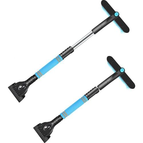KANGLIDA Winter Snow Brush Extendable Car Windshield Ice Scraper Glass Snow Remover Cleaner Tool Broom Wash Accessories