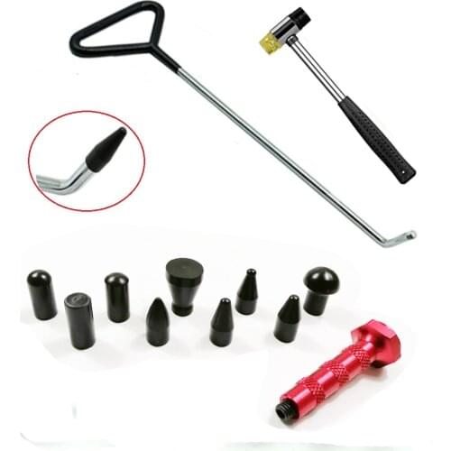 Dent Removal Rods Dent Repair Tools Paintless Dent Removal Puller Sets for Car Hail Damage Door Dings Repair tools Car Auto Body