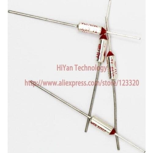 20pcs/lot) RY65 TF 65 Degree Celsius 65C 10A 250V Temperature Thermal Fuse