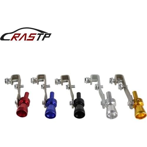 RASTP-Universal Rear Turbo Sound Whistle Muffler Exhaust Pipe for Simulator Whistle Size S RS-TUR006-S