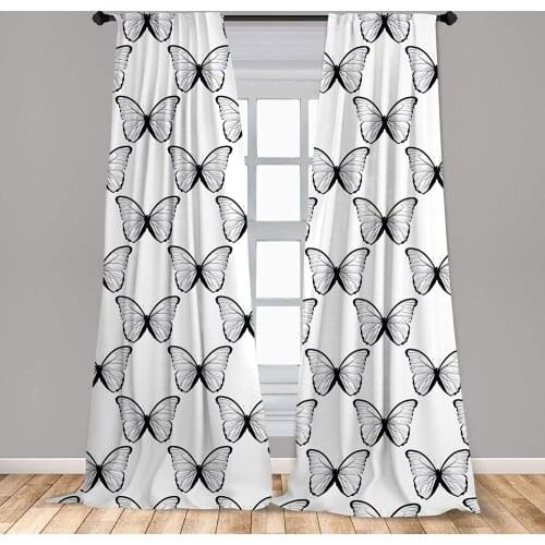 Spring Curtains Madam Butterfly Wings Victorian Feminine Mother Earth Freedom Window Treatments for Living Room Bedroom Decor