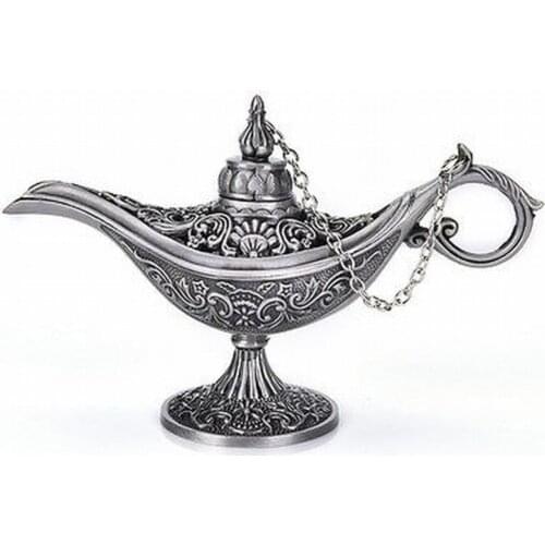 Magic lamp shape Home Decor Backflow Incense Burner Copper Smoke Holder Plate Assuaging Calming Multipurpose Church