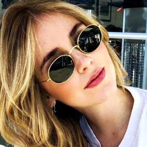 New 2019 Luxury Sunglasses Women Oval Frame Designer Sun Glasses Modern Fashion Men Eyewear