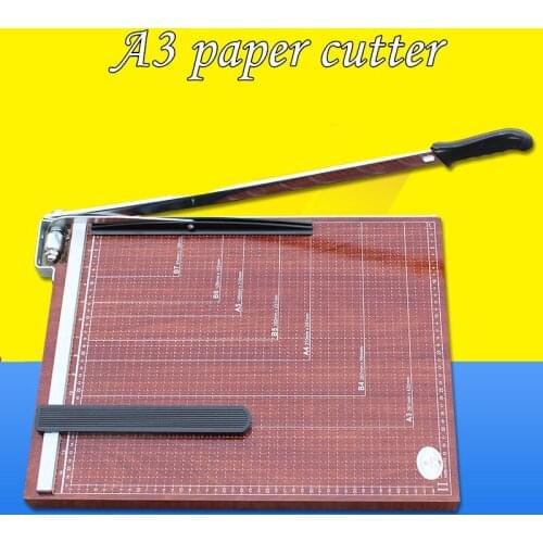 A3-2 Wooden paper cutter 460mm A3 paper cutter photo album cutting paper cutter manual cutting knife with pressure strip