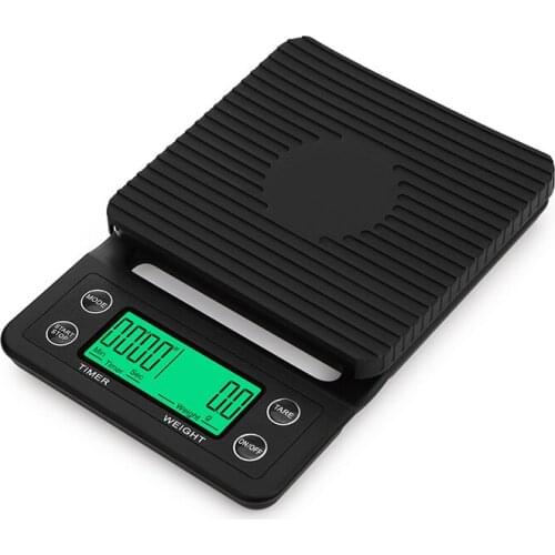 Digital Drip Coffee Scale with Timer 0.1g High Precision Electronic Scales Kitchen food Scale LCD Weight Balance