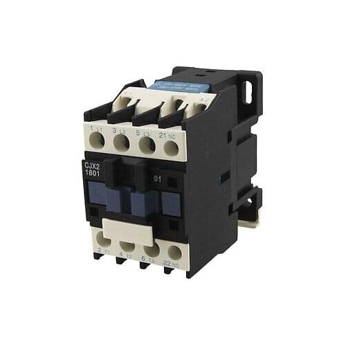 CJX2-1801 AC Contactor 18A 3 Phase 3-Pole NC 380V 50/60Hz Coil