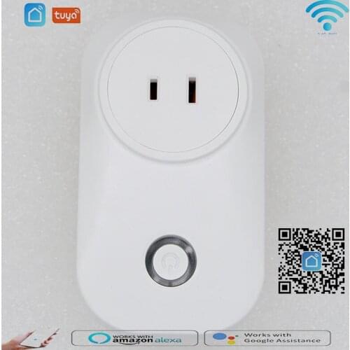 Hot Sell WIFI Smart Socket110~240V 10A Japan Standard Smart Plug With Remote Control Alexa Google Assistant Home Energy Monitor