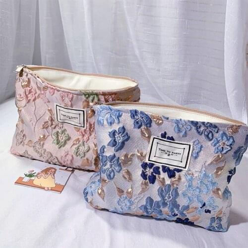 Canvas Totes Designer Handbags for Women 2021 Girls Female Shopper Casual Fashion Three-Dimensional Jacquard Clutch Cosmetic Bag