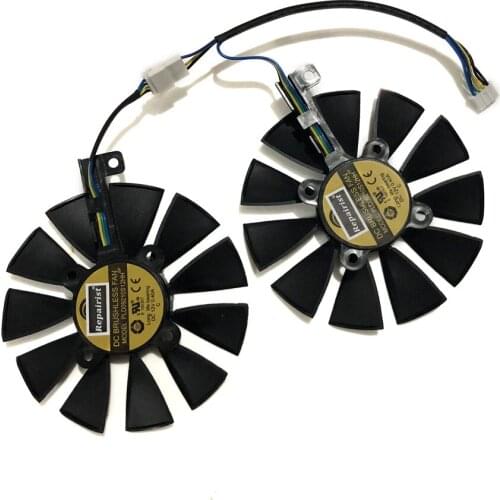 2pcs/set PLD09210S12HH Graphics Card Fan GTX 1070 1060 VGA GPU Cooler For ASUS DUAL GTX1060 GTX1070 1070Ti Video Cards Cooling