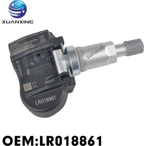 LR018861 Tire Pressure Sensor Monitoring System TPMS 433Mhz For Range Rover Sportc Range Rover Vo-gue Discovery 3