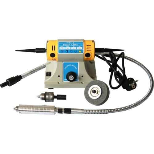 TM-2 Benchtop Jewelry Polisher 1/6HP Variable Speed Polishing Motor