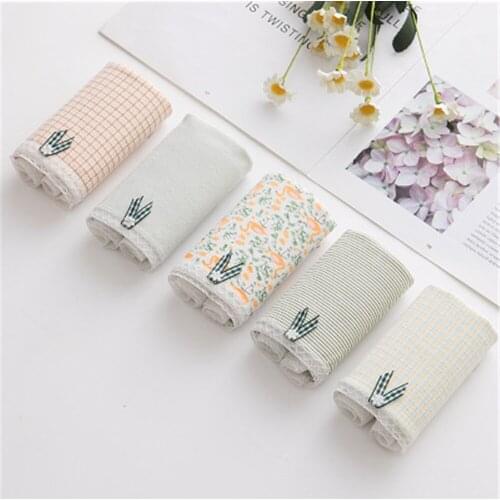 New Product, cotton underwear ladies cotton girls lovely little Qingxin Japanese underwear in the waist T8006