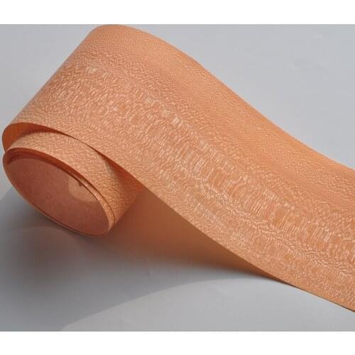 Dyed Orange Lacewood Wood Veneers Size 250x15 cm Table Veneer Flooring DIY Furniture Natural Material Bedroom Chair Table Skin